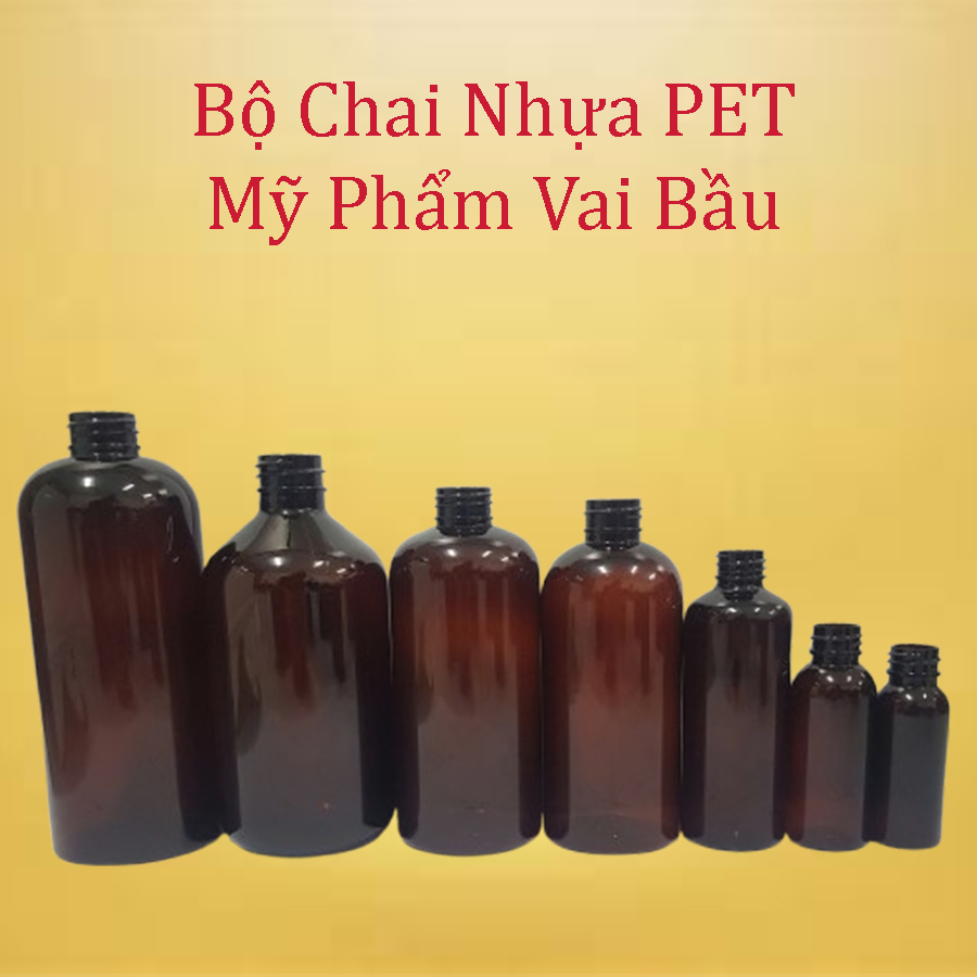 SET CHAI NHỰA MỸ PHẨM VAI BẦU